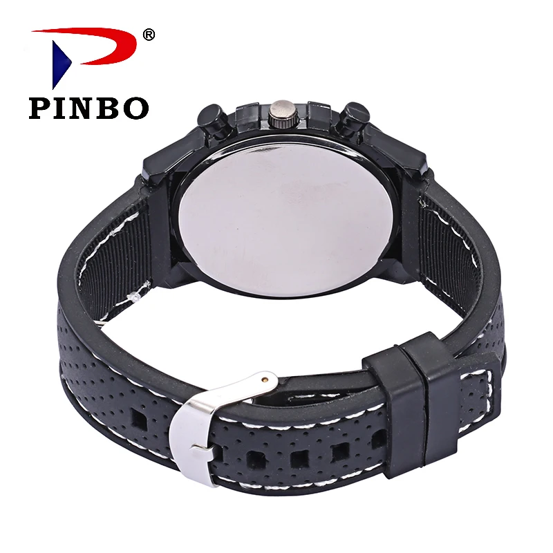 Pinbo Для мужчин S часы Топ Роскошные брендовые модные спортивные Relogio masculino