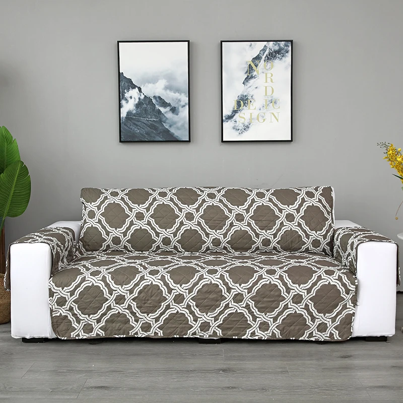 Тканевые чехлы для диванов с принтом гостиной ультразвуковые стеганые 1 шт.