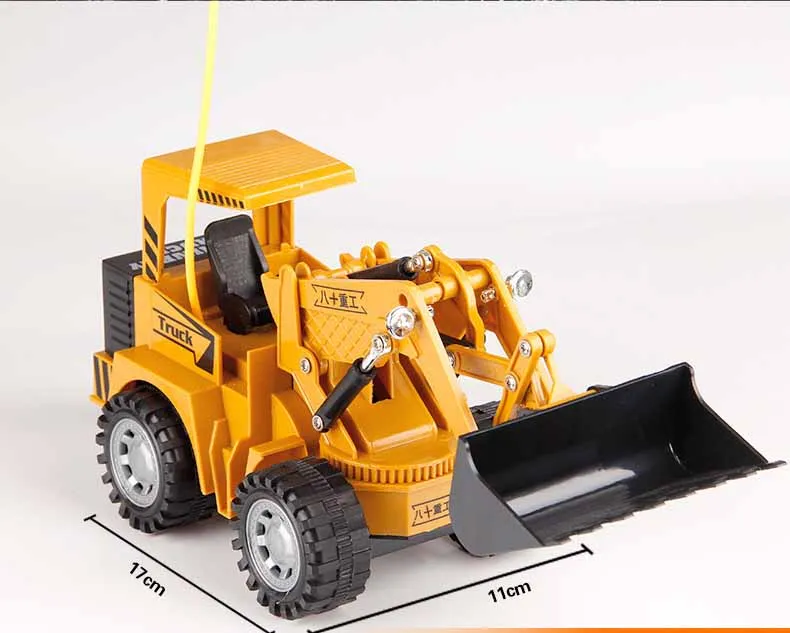 RC автомобиль 5CH 1/18 грузовики металлический бульдозер зарядка RTR пульт дистанционного управления грузовик строительная машина автомобили для детей игрушки подарки