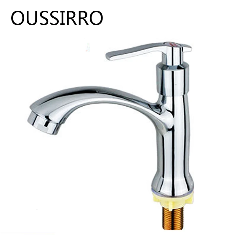 

Washbasin Bathroom Faucet Deck Mounted Basin Sink Faucet Mixer Torneira Cold Water Mixer Tap For Toilet Single Hole Water Tap