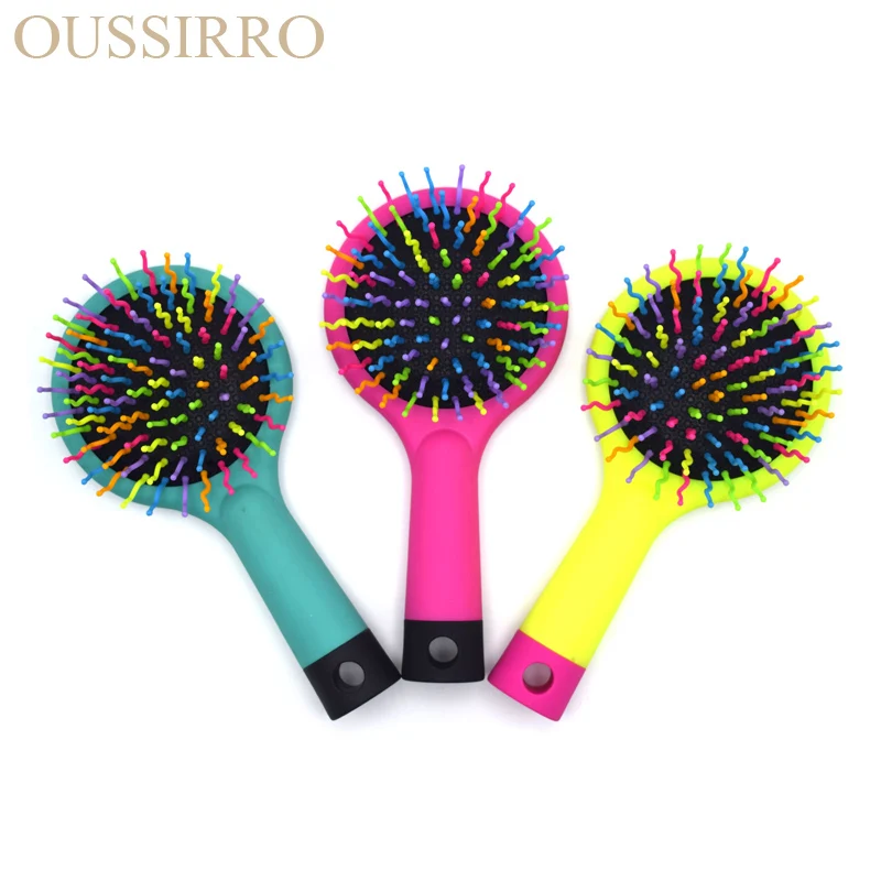 1 шт. Магия Лидер продаж Радуга объем антистатические волос локон прямой массаж