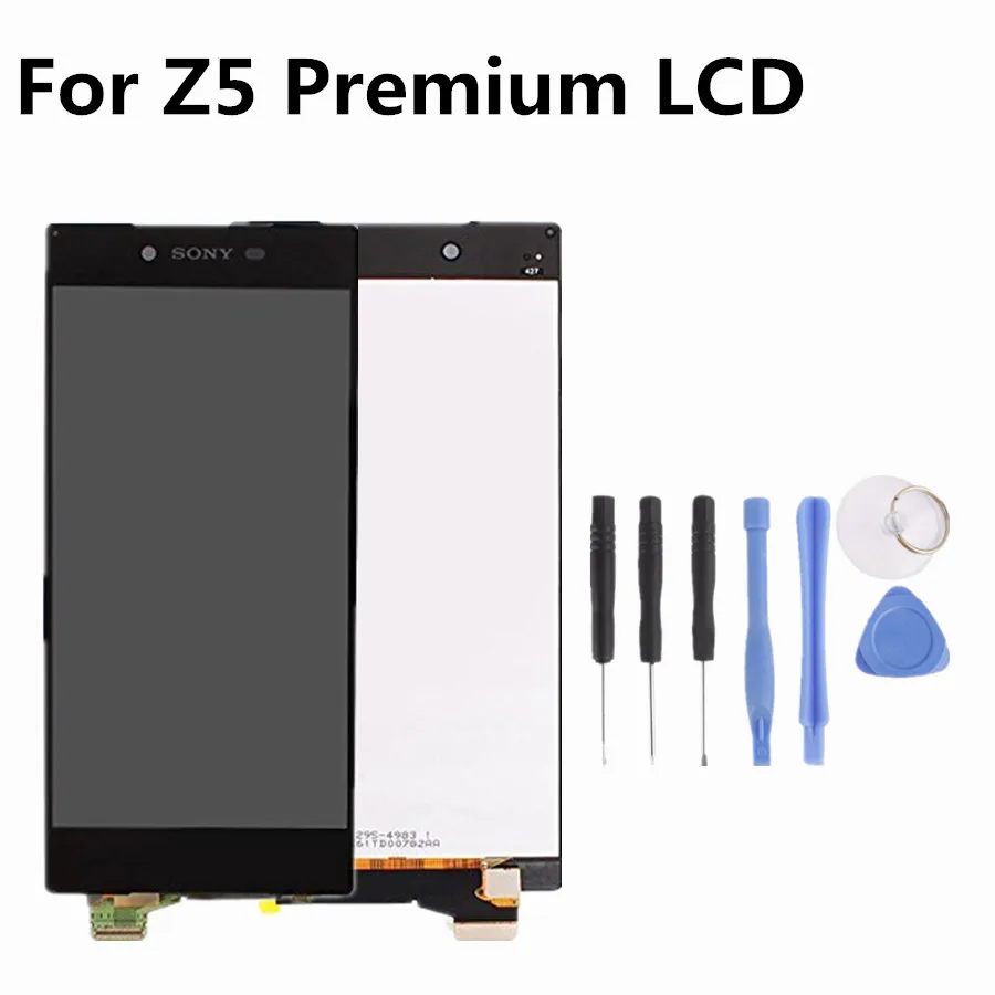 ЖК дисплей 5 0 дюйма для Sony Xperia Z5 Premium Z5P E6853 E6883 E6833 экран с дигитайзером и панелью в