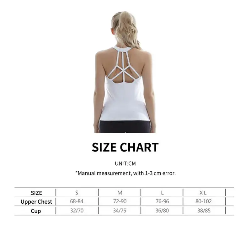 Danenjoy без рукавов Йога футболка груди площадку женские спортивные с открытой