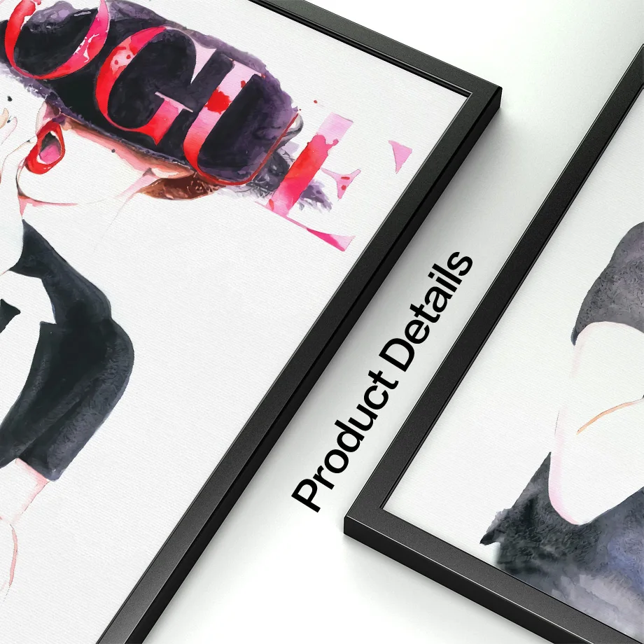 Vogue Девушка Духи губная помада настенные художественные картины на холсте модный бренд скандинавские плакаты и принты настенные картины для декора гостиной