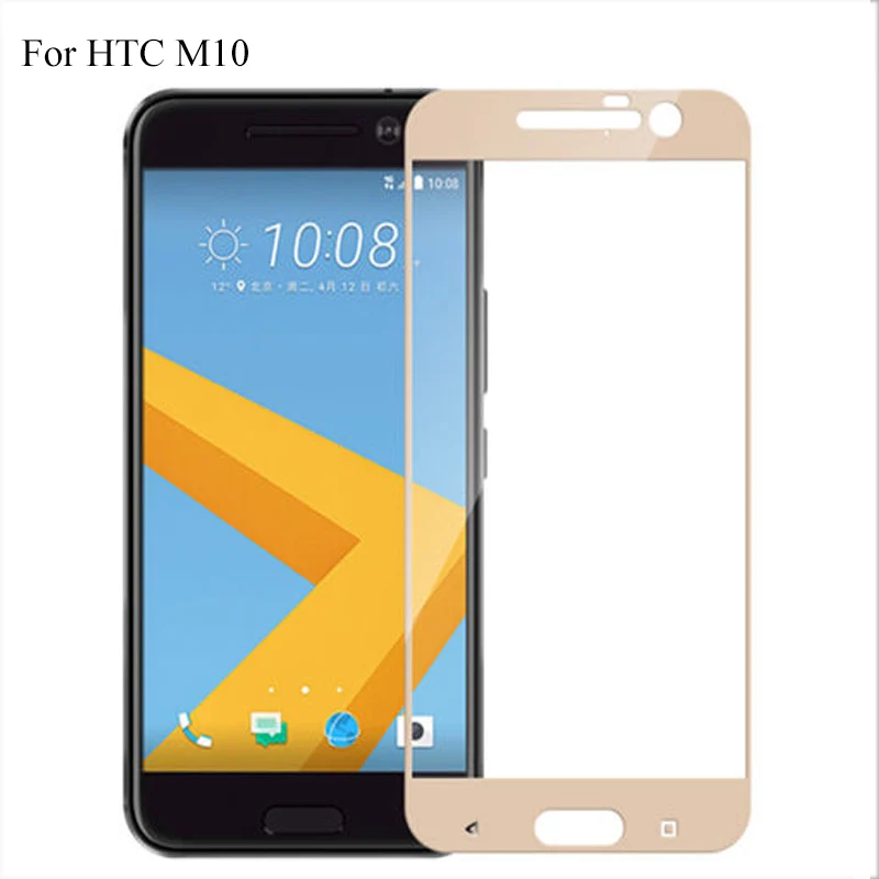 Полное покрытие корпуса 9H пленка для HTC M10 M 10 Защитная защитное стекло закаленное