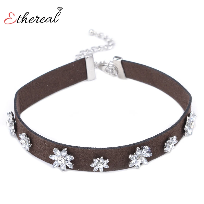 Momdy Мода 2017 г. Для женщин Boho себе акриловые колье цветок Цепочки и ожерелья леди