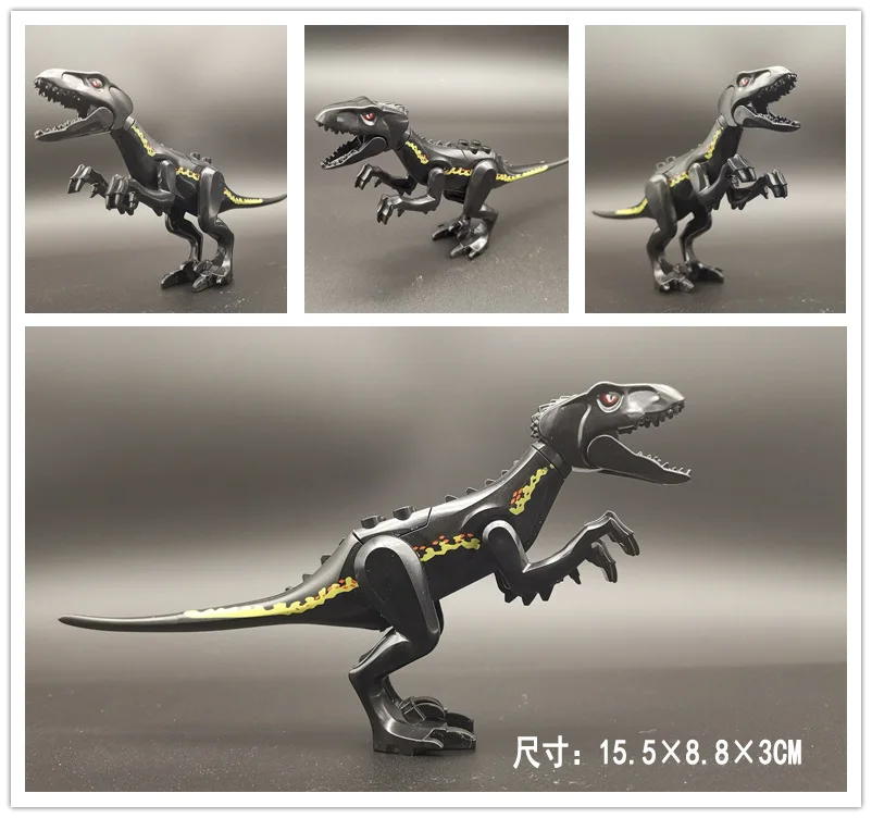 Assemble Building Blocks Dinosaur World Pterosaurs Tyrannosaurus Models Toys for Children Birthday Gift Compatible Animal Blocks