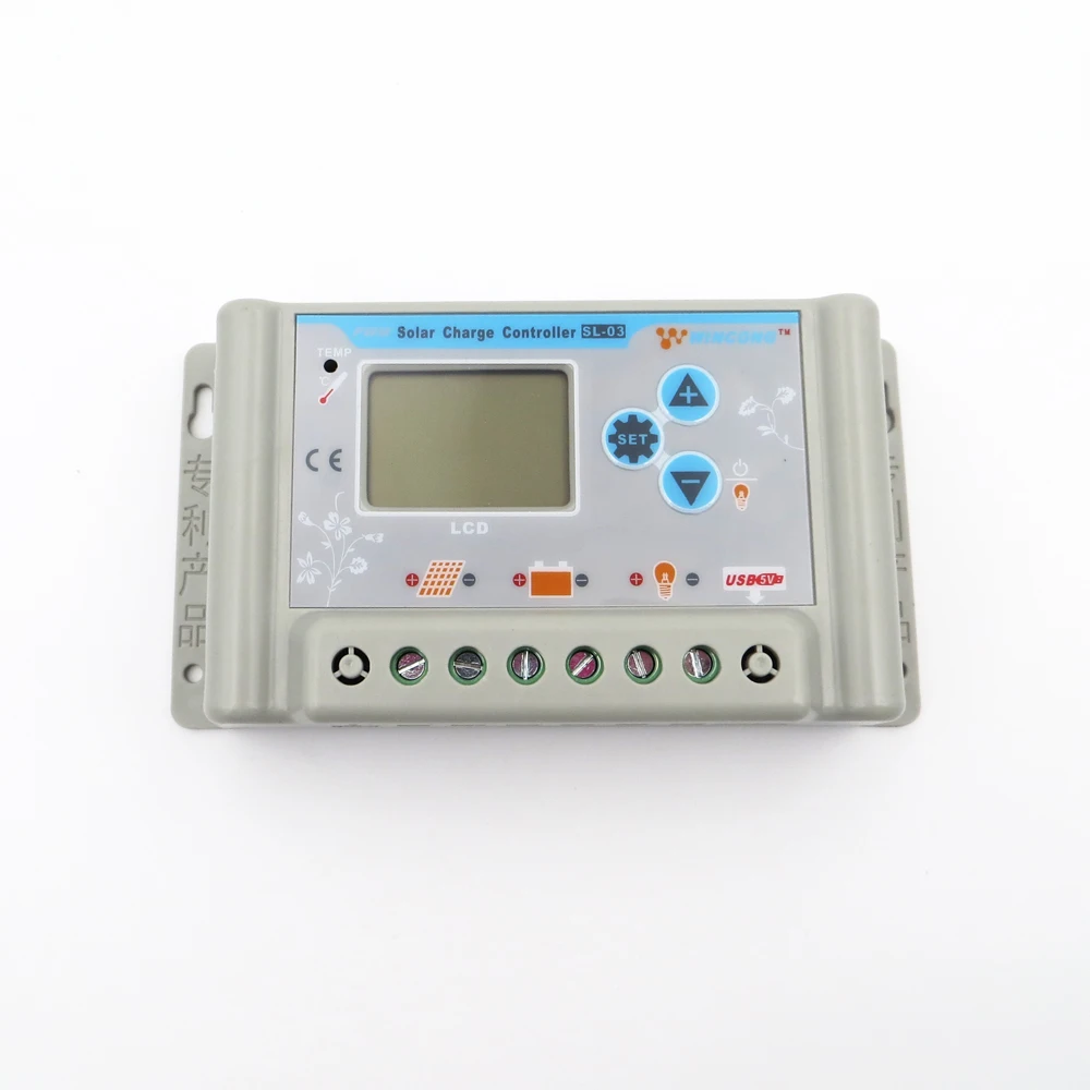 Wincong контроллеры солнечного заряда 12V 24V 12 8 V 25 6 LI-зарядное устройство для