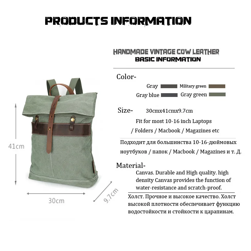 2019 холщовые рюкзаки для женщин и мужчин ретро туристический рюкзак школьная