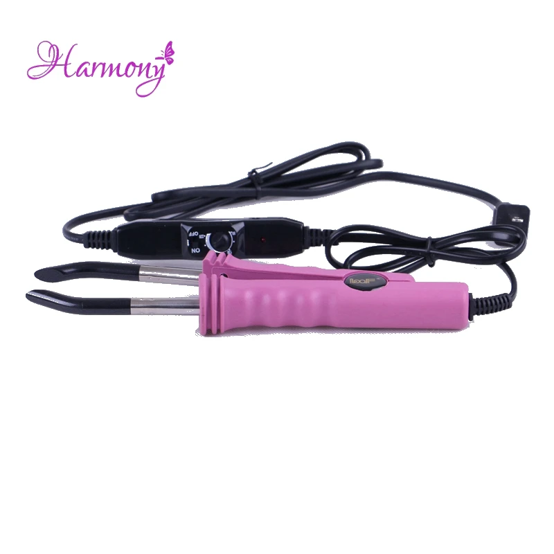 Adjustable Temperature Loop Fusion Keratin Hair Extensions Iron Connector Tools For Flat-tip Hair