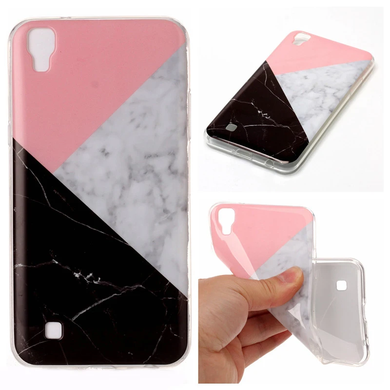 Marble Patterns Soft Phone Case for LG X Power Cover Ultra thin tpu Silicone Capa Fundas K220 K210 K220DS Coque |