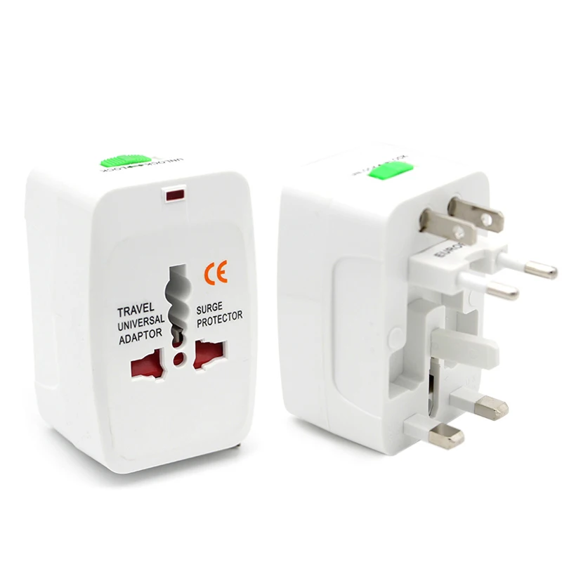 

1Pcs Plug Universal Travel Adaptor Abroad Conversion Socket Global Transformation Plug Multifunction Plug Adapter EU US AU UK