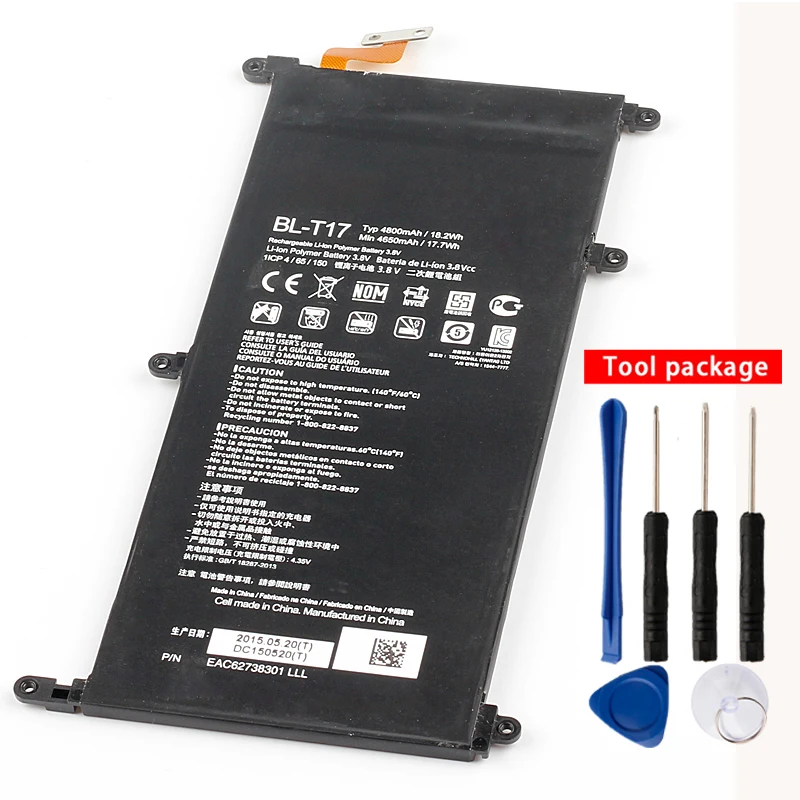 Оригинальный аккумулятор для планшета G PAD X LG 8 3 VK815 VK810 V520 V522 4800mA BL-T17 | Мобильные