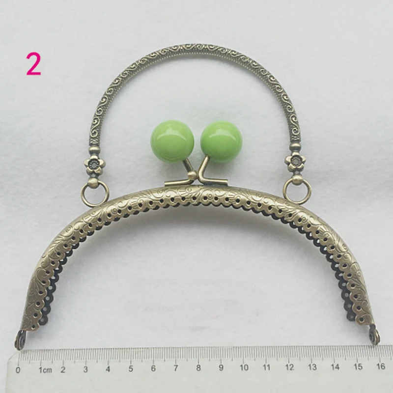 16 см женская сумка металлическая застежка с конфетным цветным шариком пряжка для