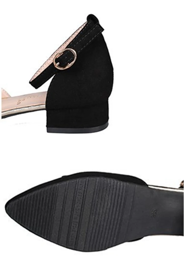 Ho Heave/Женская обувь; chaussure femme; коллекция года; туфли-лодочки с ремешком на щиколотке; женские туфли-лодочки на низком каблуке с закрытым квадратным острым носком; однотонные туфли для женщин