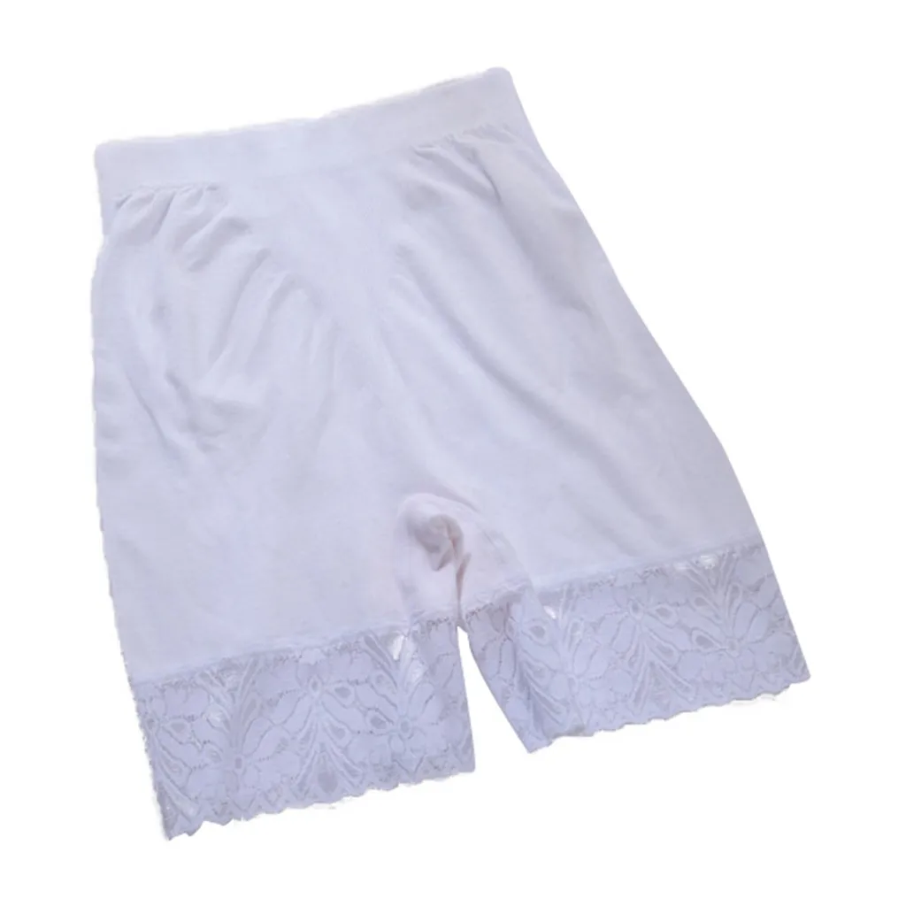 Lace 28cm Long Safety Shorts Under Skirt Leggings Safety Pants shorty shorty dentelle Lace Underpants Elastic Band mutande donna
