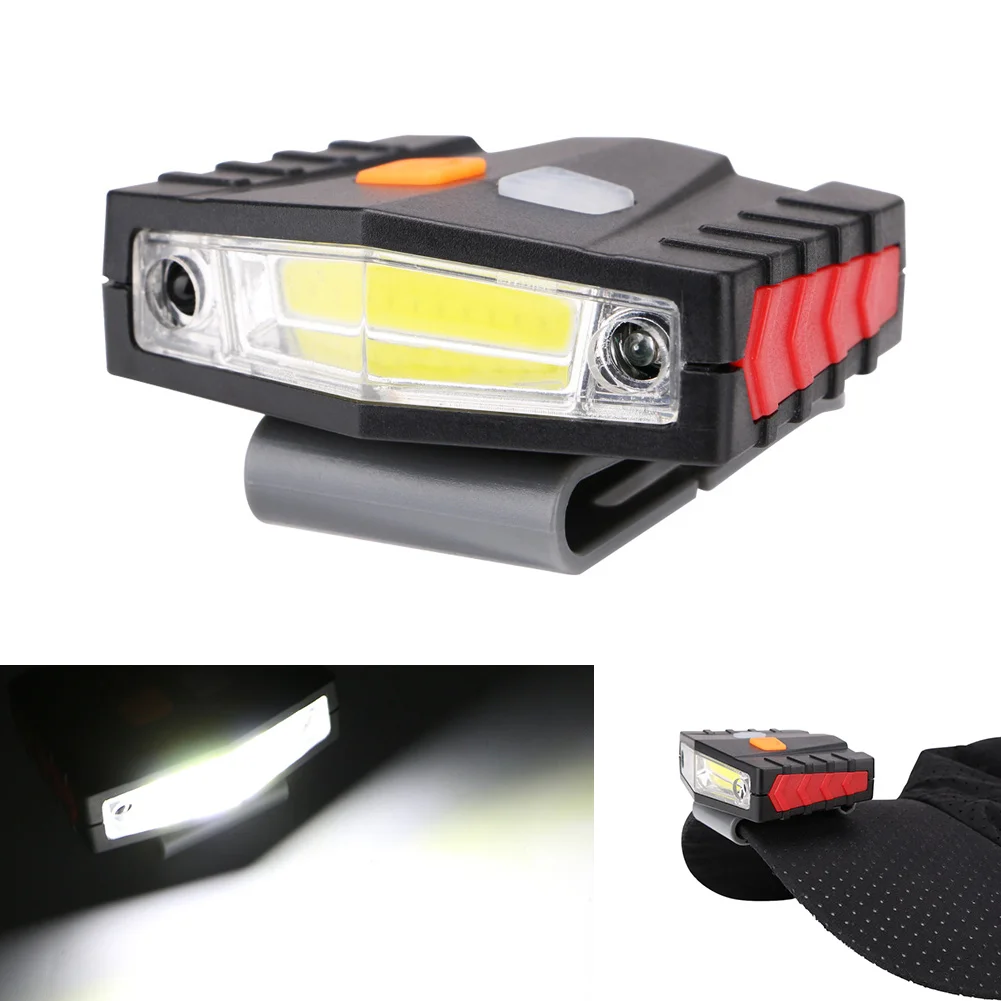 

Hot LED Cap Headlight USB Rechargeable Clip-on Hat Headlamp for Camping Fishing Hiking DO2