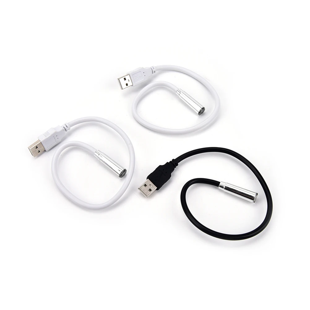 Миниатюрная Светодиодная гибкая лампа с USB для чтения книг ноутбуков ПК