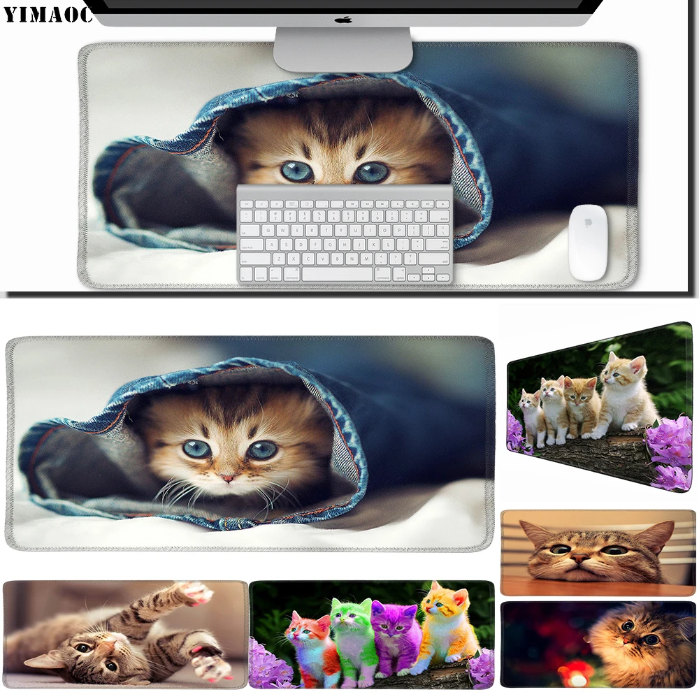YIMAOC 30*60 см большой коврик для мыши геймер резиновый компьютерной игровой стол с