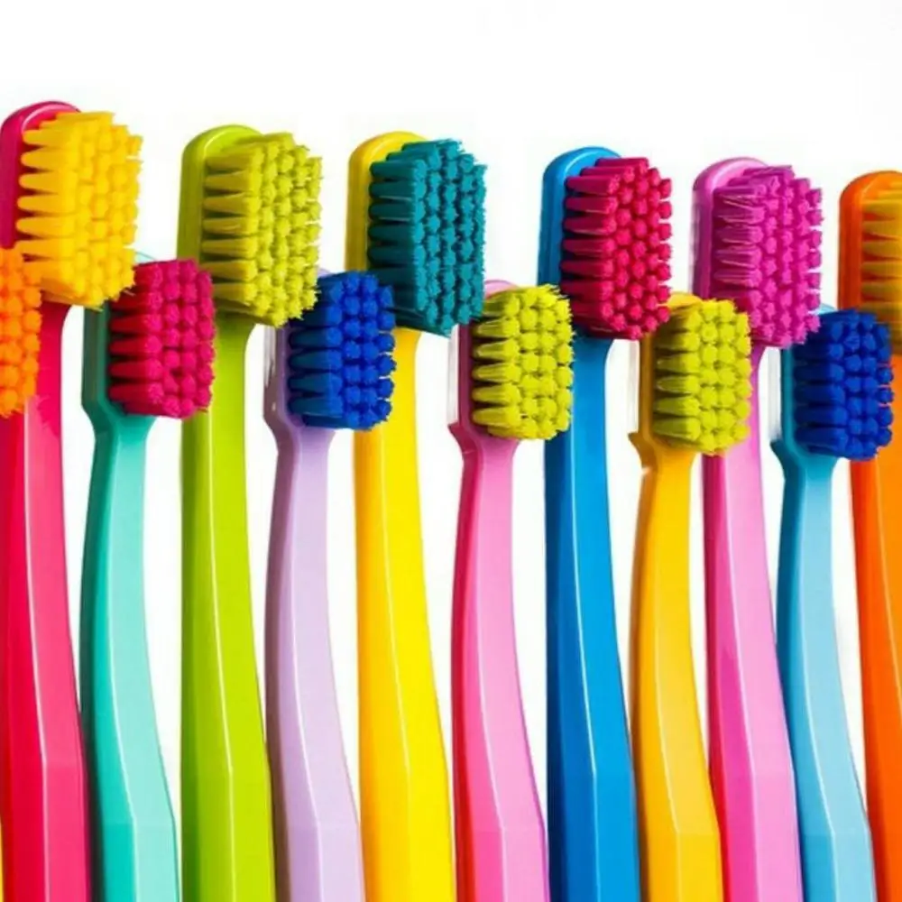 

Color bamboo charcoal toothbrush portable soft bristle toothbrush Eco Friendly brush oral cleaning care tools household supplies
