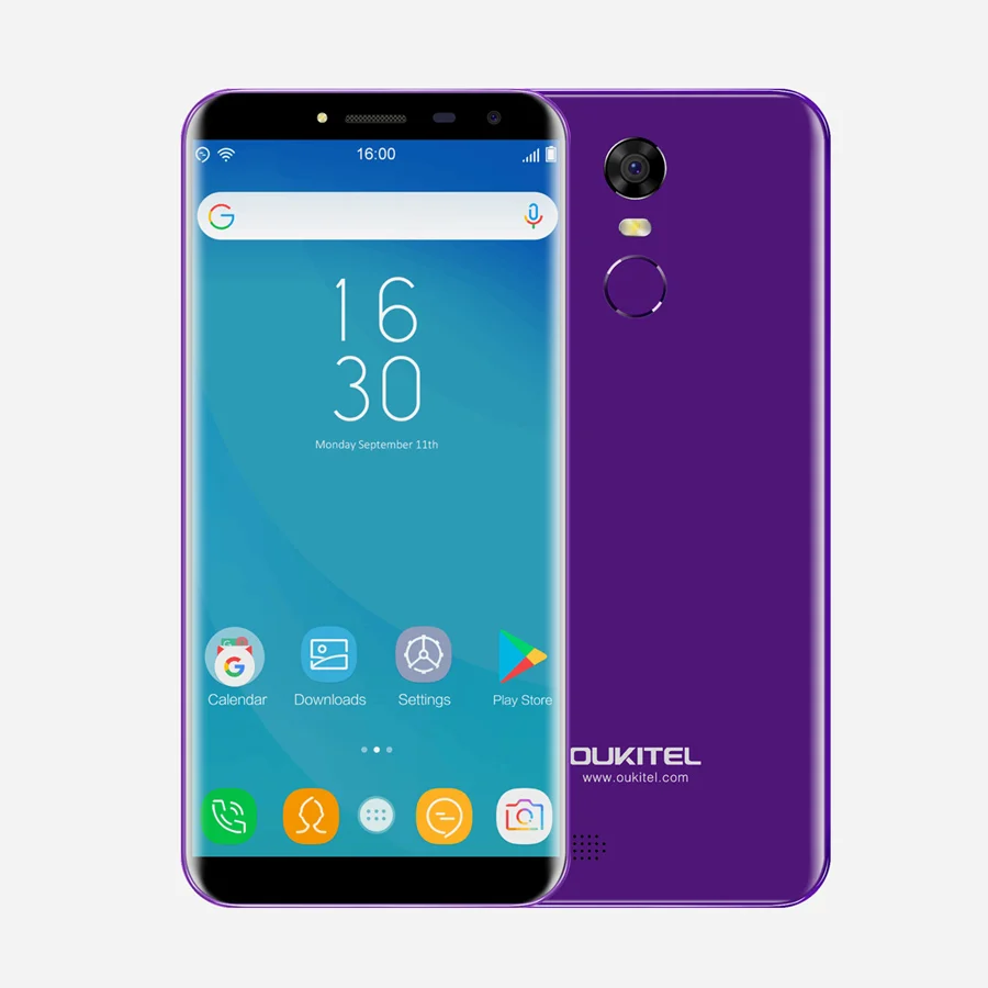 Мобильный телефон Oukitel C8 5 дюймовый HD дисплей 18:9 Infinity Android 7.0 2 ГБ ОЗУ 16 ПЗУ MTK6580A