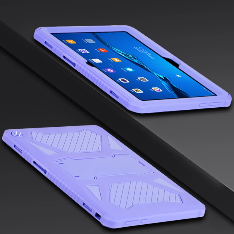 

Силиконовый чехол + Жесткий ПК для Huawei MediaPad M5 Lite 10 BAH2-L09 BAH2-W19 BAH2-AL09 10,1 дюйма, противоударный чехол-накладка для тяжелых условий эксплуатации