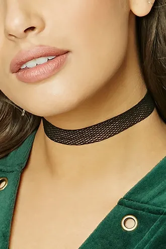 Ошейник женский черный в стиле бохо | Украшения и аксессуары