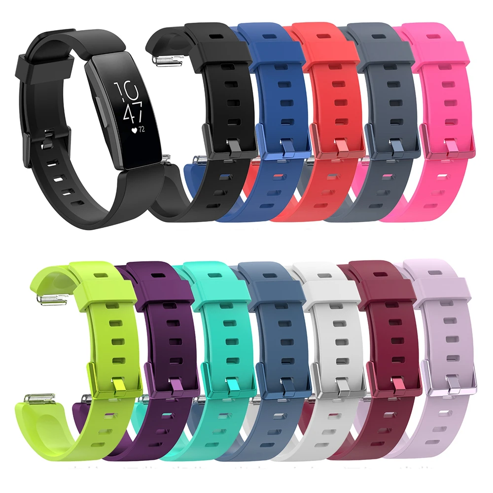 Силиконовый ремешок на запястье, Браслет для Fitbit Inspire/Inspire HR трекер активности Замена для умных часов ремешок на запястье