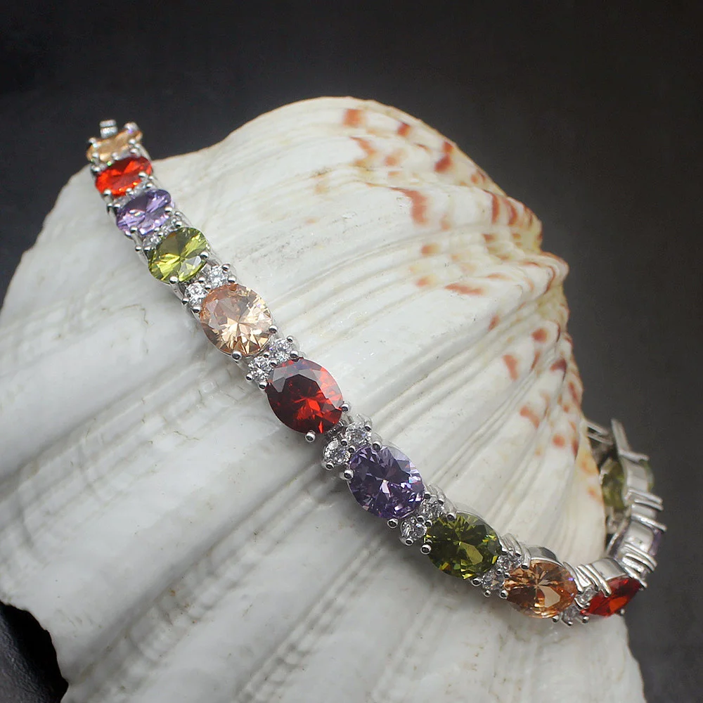 Скидка 38% натуральный женский браслет из органита и перидота стерлингового