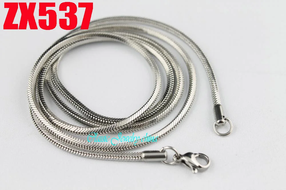 

Цепочка змеиная квадратная из нержавеющей стали, 2 мм, 20 шт.