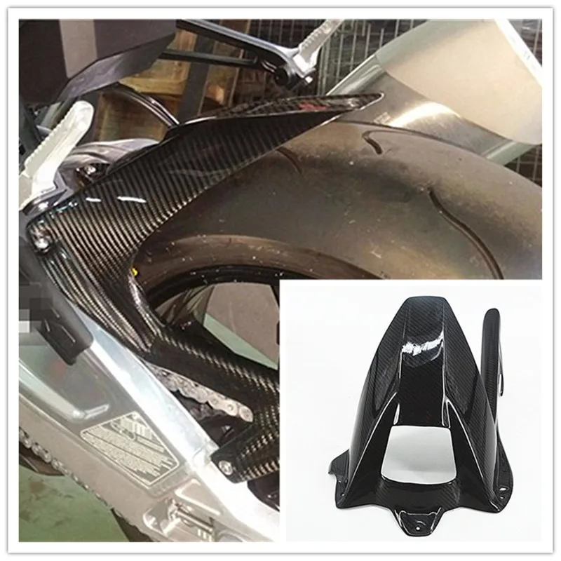 Задняя защита цепи Hugger для BMW S1000R 2014 2015 S1000RR 2009 2016 полностью из углеродного волокна