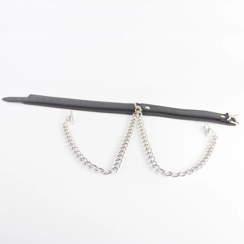 SODANDY секс рабский ошейник для шеи Связывание удерживающий воротник с зажимом