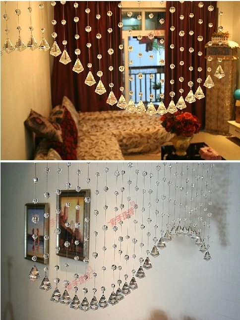 Шторы из хрустальных бусин SpringQuan 20 м/лот регулируемые шторы для крыльца