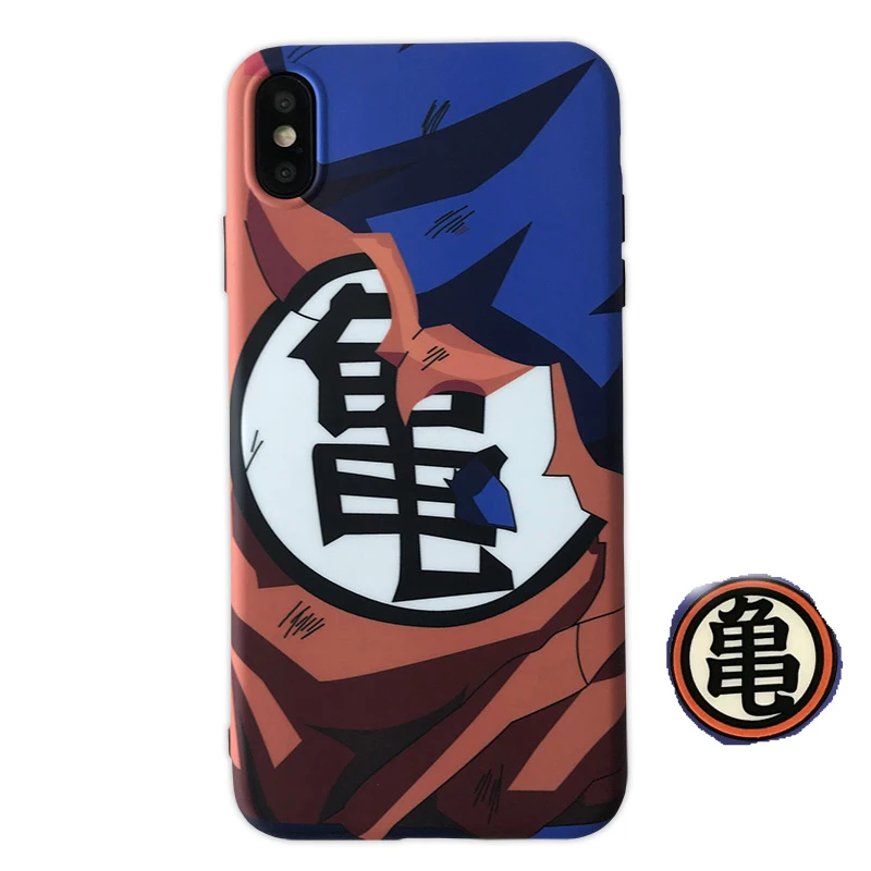 Горячая Распродажа, мягкий силиконовый чехол Dragon Ball Super Son Goku для iphone 6 plus, 7, 8, 8 plus, 11 Pro, X, XS, XR, MAX, чехол с подставкой для боевого телефона - Цвет: 3