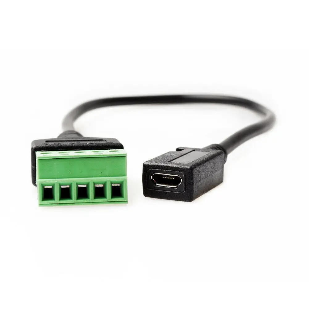 USB 2 0 Micro 5Pin Женский 5 Pin/способ женский болт screw Shield терминальный адаптер |