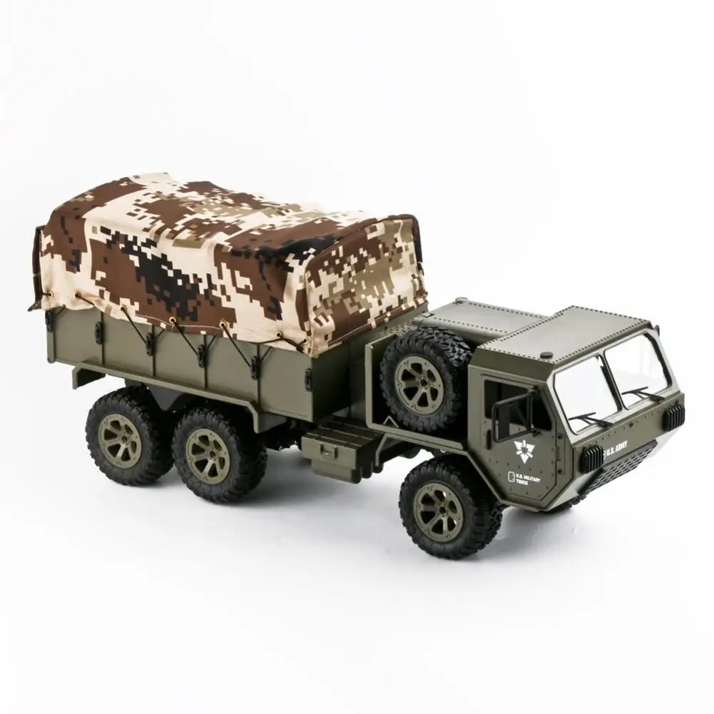 1:16 2 4G шестиколесный пикап армейская военная модель грузовика с палаткой