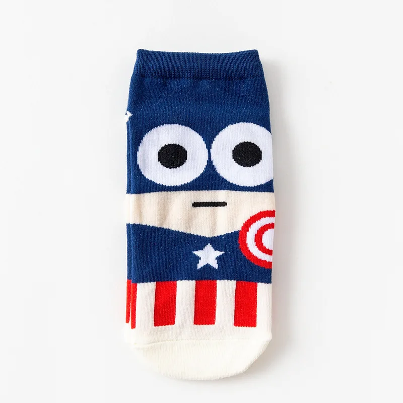 

7 Pairs/paack Men Cartoon Funky Socks Happy Funny Sock