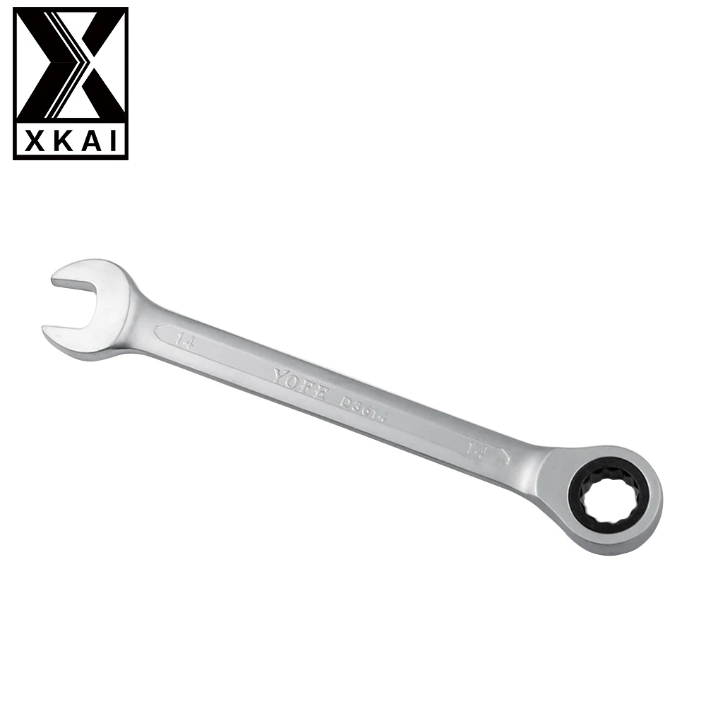XKAI 14 мм гаечный ключ комбинированный набор ключей трещотка инструмент для скейта