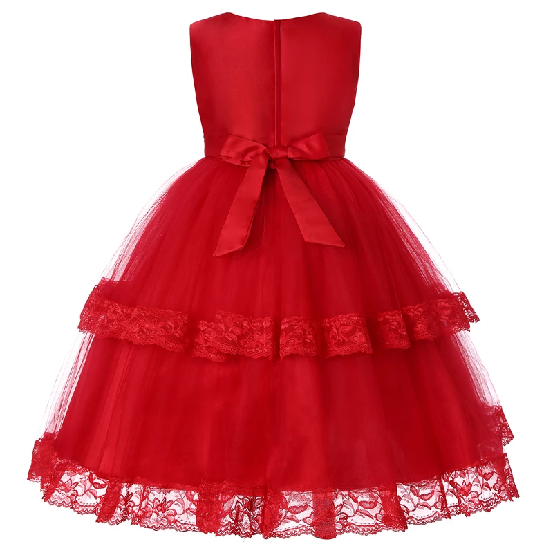 Teen Lace Flower Girls Dresses 2018 Tule Princess Formal Child Wedding Evening Clothing Party Pageant Dress For Kids Prom Gown | Детская