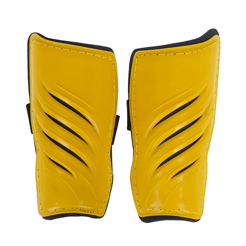 Yellow 1 пара спортивные защитные щитки для футбола детские защитные щитки для ног футбольные налокотники для ног дышащие - Цвет: Yellow