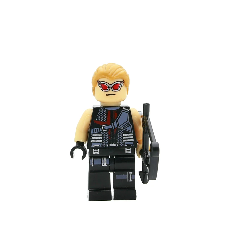 SingleSale 1 шт. Hawkeye Clint Barton minifig Marvel Супер Герои Мстители сборные строительные блоки