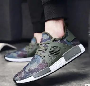 2018 Summer Outdoor Military Camouflage Men Casual Shoes Krasovki Army Green Trainers Ultra Boosts Zapatillas Deportivas Hombre | Обувь