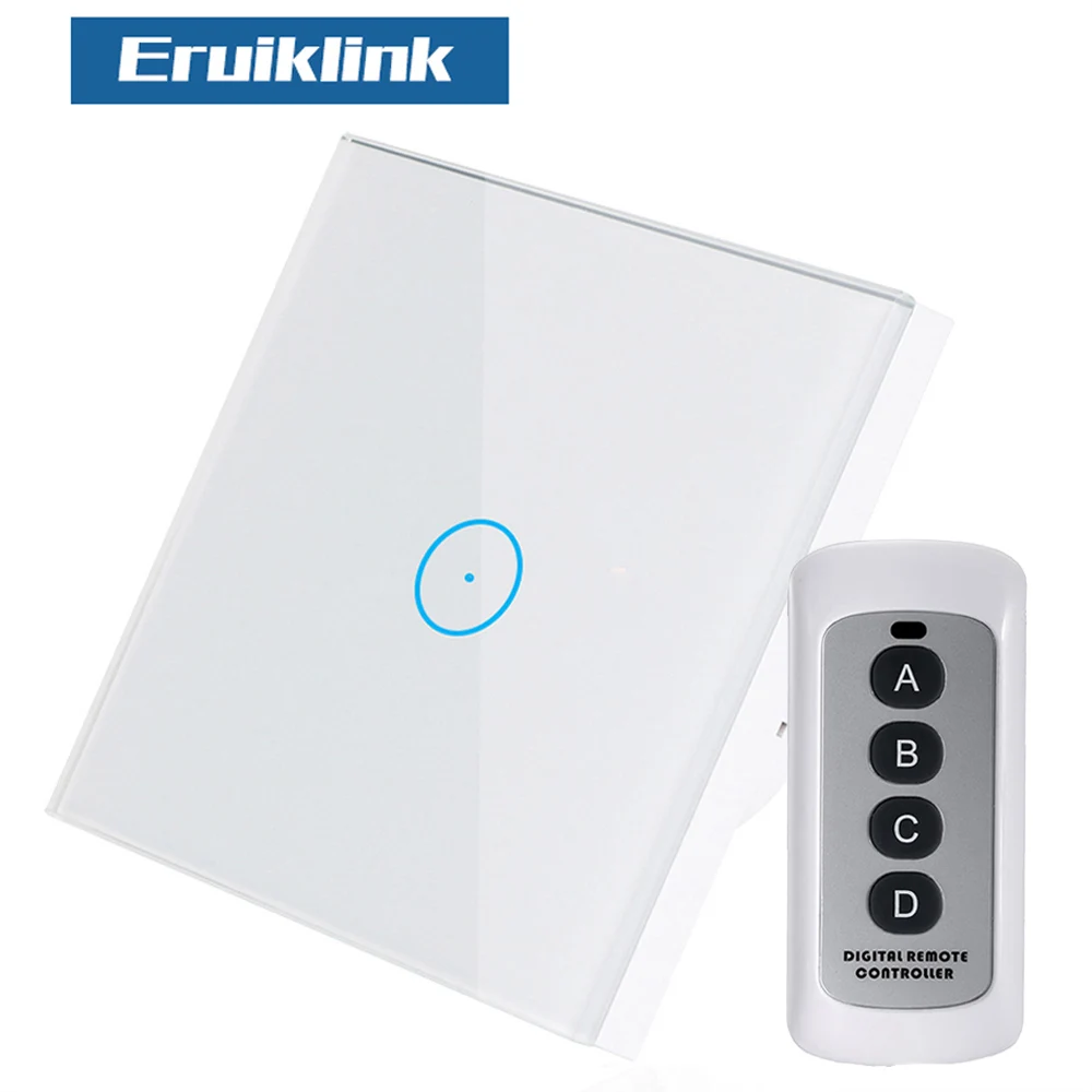 Eruiklink ЕС/Великобритания Стандартный беспроводной контрольный светильник RF433