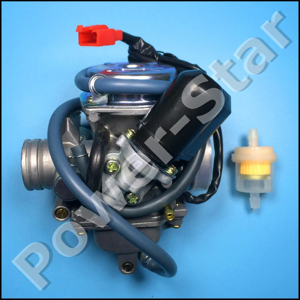 Карбюратор CARB GY6 125cc 150cc скутер Мопед 152QMI 157QMJ ATV Gokart Roketa Taotao Sunl китайский PD24J |