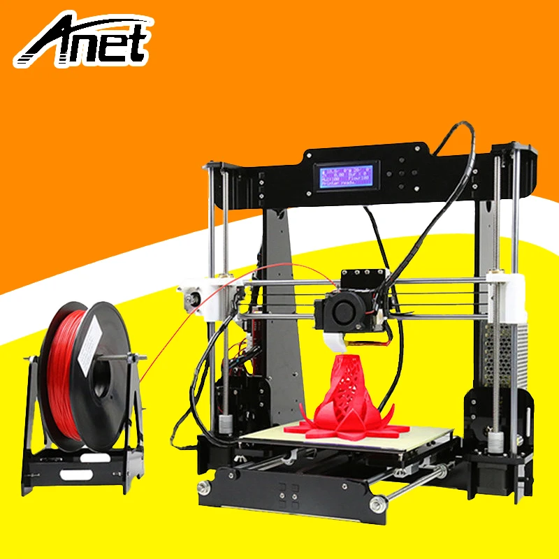 Anet A8 3D принтер Prusa i3 RepRap простая сборка Оригинальный DIY Набор высокоточные дешевые