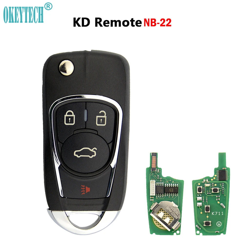 

OkeyTech 4 кнопки NB серии NB22 Многофункциональный Универсальный KD дистанционный ключ для Honda Chrysler KD900 URG2 KD2000 KD Keys