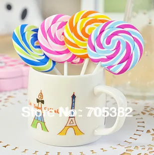 

1PC Creative Candy Color Lollipop Shape Eraser Gift Stationery Supplies(ss-1388)