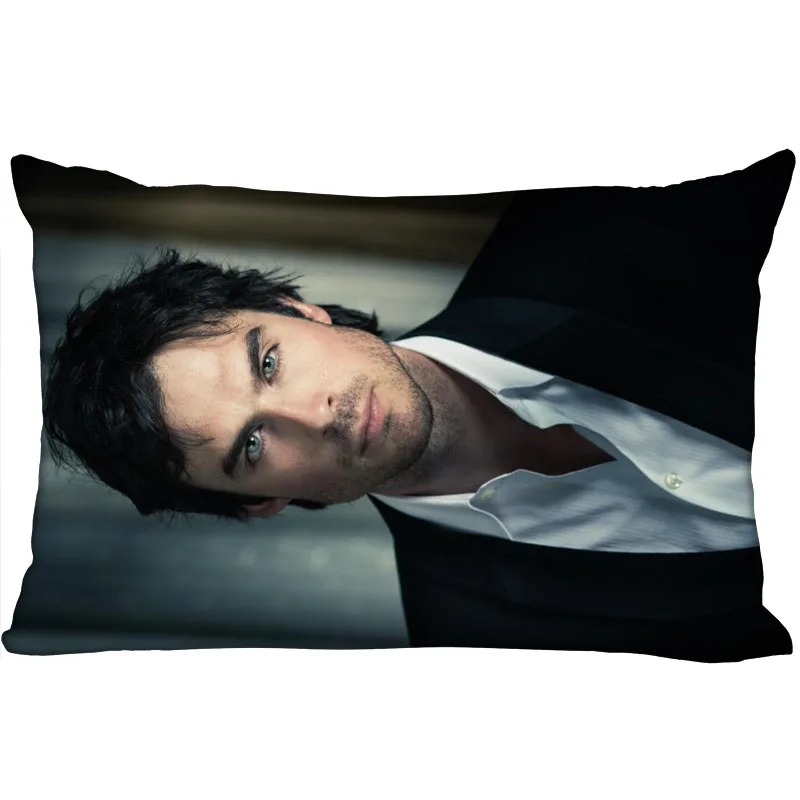 Наволочка крышка Ian Somerhalder прямоугольная Подушка на молнии печать ваших