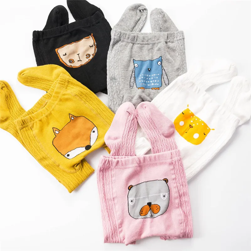 

Spring Girls Tights Cartoon Cat Baby Girl Pantyhose Cotton Knitted Cotton Cute kids Stocking Baby Pantyhose Tight