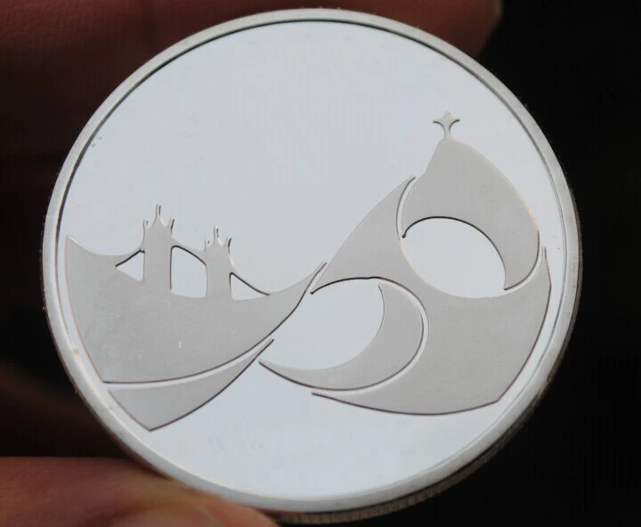 Лондонская Посеребренная монета|coin|coin coinscoins silver |